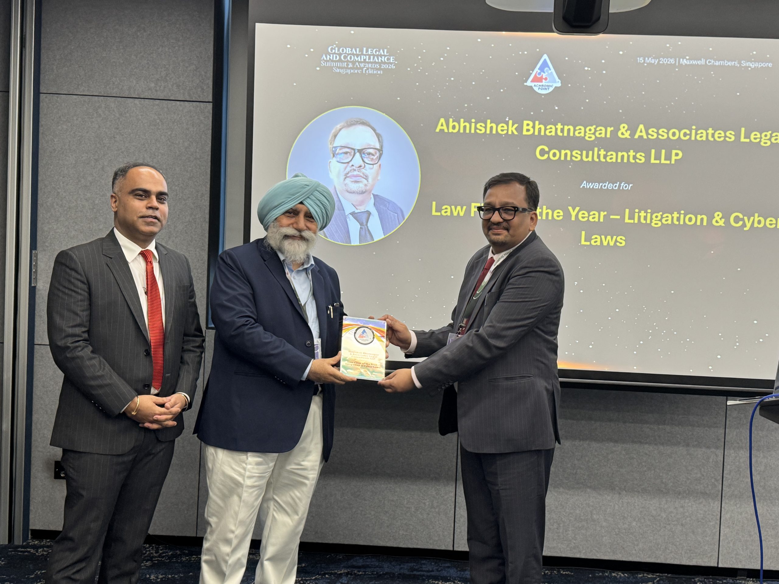 Law Firm Of The Year Award @ Singapore 2026